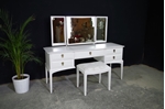 Picture of Stag Dressing Table with Stool - Ammonite & Teardrop