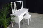 Picture of Stag Dressing Table with Stool - Ammonite & Teardrop