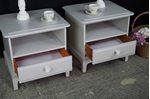 Picture of Pair of Stag Bedside Tables in Pavilion Grey