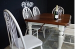 Picture of Victorian Wind Out Table and six Wheelback Chairs