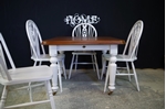 Picture of Victorian Wind Out Table and six Wheelback Chairs