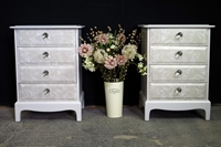 Picture of Pair of Stag 4 Drawer Bedside Tables