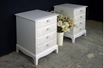 Picture of Pair of Stag 4 Drawer Bedside Tables