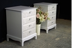 Picture of Pair of Stag 4 Drawer Bedside Tables