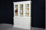 Picture of Pine Display Dresser / Cabinet in New White