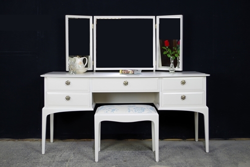 Picture of Stag Dressing Table with Stool - Slipper Satin Oriental Garden