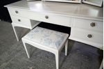 Picture of Stag Dressing Table with Stool - Slipper Satin Oriental Garden