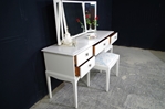 Picture of Stag Dressing Table with Stool - Slipper Satin Oriental Garden