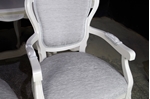 Picture of Large Italian Double Pedestal Dining Table + Louis Chairs + Bench