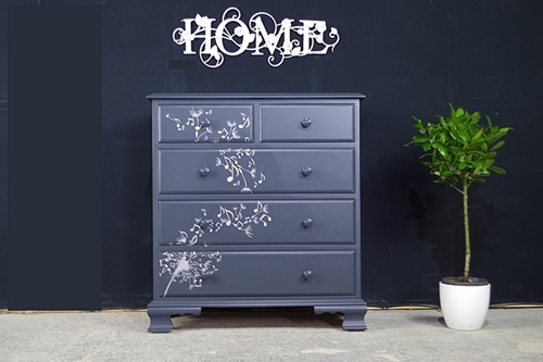 Picture of New Pine Chest of 5 Drawers Dandelion Notes