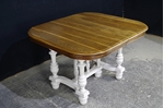 Picture of French Henri II style Walnut Table + Admiralty Flute Legged Chairs