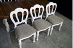 Picture of French Henri II style Walnut Table + Admiralty Flute Legged Chairs