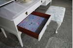 Picture of Stag Minstrel Dressing Table +Stool -Ammonite -Birds & Blossoms