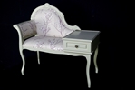 Picture of Vintage Telephone Seat in French Gray