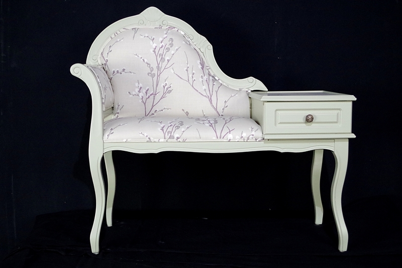 Vintage on sale telephone bench