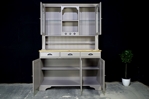 Picture of Ducal Country Pine Dresser in Charleston Gray