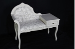 Picture of Vintage Telephone Seat in Cornforth White