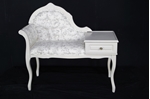 Picture of Vintage Telephone Seat With Side Table and Drawer