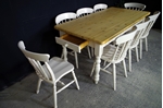 Picture of 6ft Pine Farmhouse Table + 8 Beech Spindle back chairs