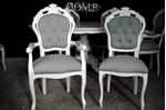 Picture of French Style Dining Set - Linen Upholstery