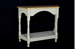 Picture of Tapered Top Pine Console Table French Gray