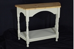 Picture of Tapered Top Pine Console Table French Gray