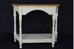 Picture of Tapered Top Pine Console Table French Gray