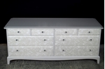 Picture of Stag Long Eight Drawer Chest - Lace Effect
