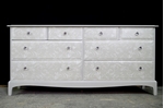 Picture of Stag Long Eight Drawer Chest - Lace Effect