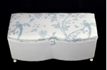 Picture of Vintage Lloyd Loom Ottoman - twin curved front