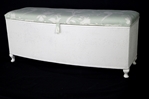 Picture of Vintage Lloyd Loom Ottoman - Oriental Garden