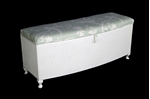 Picture of Vintage Lloyd Loom Ottoman - Oriental Garden