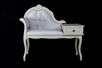 Picture of Vintage Telephone Seat in Spell Gray