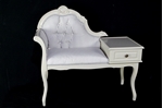 Picture of Vintage Telephone Seat in Spell Gray