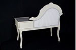 Picture of Vintage Telephone Seat in Spell Gray