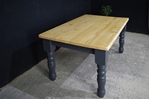 Picture of 5ft Pine Farmhouse Table + 6 chairs in Different Grays.