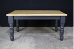 Picture of 5ft Pine Farmhouse Table + 6 chairs in Different Grays.