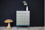 Picture of Retro 5 Drawer Chest Art Deco Decoupage Drawers