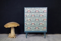 Picture of Retro 5 Drawer Chest Art Deco Decoupage Drawers