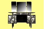 Picture of 1950s G Plan Dressing Table - Vintage Lagoon