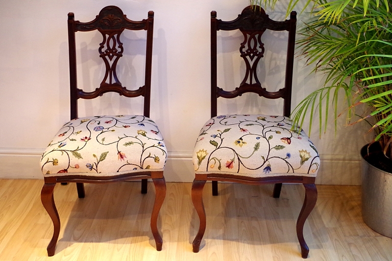 Antique upholstered chairs online