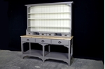 Picture of Large Rustic Pine Pot Board Dresser with 6 legs