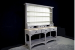 Picture of Large Rustic Pine Pot Board Dresser with 6 legs