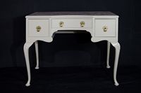 Picture of Antique Ladies' Kneehole Desk with Balloon Back Chair