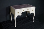 Picture of Antique Ladies' Kneehole Desk with Balloon Back Chair