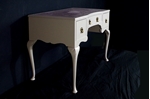 Picture of Antique Ladies' Kneehole Desk with Balloon Back Chair