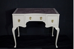 Picture of Antique Ladies' Kneehole Desk with Balloon Back Chair