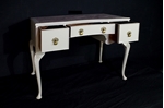 Picture of Antique Ladies' Kneehole Desk with Balloon Back Chair
