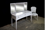 Picture of Petite Stag Minstrel Dressing Table with Vintage French Style Chair