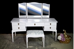 Picture of Stag Dressing Table and Stool in Blackened